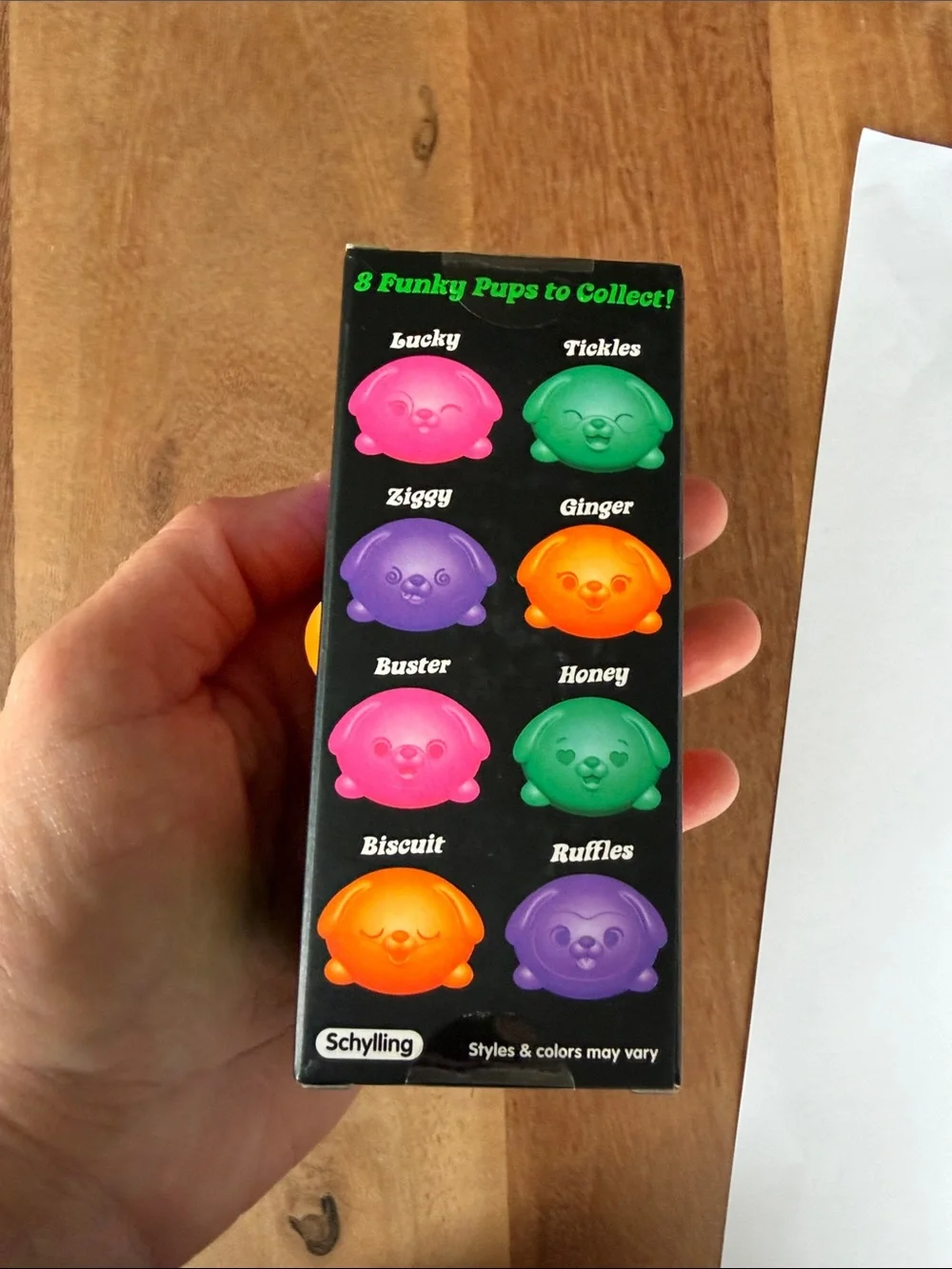 Teenie Needoh Funky Pup 3-Pack - Neon Pink & Purple - Picture 4 of 6